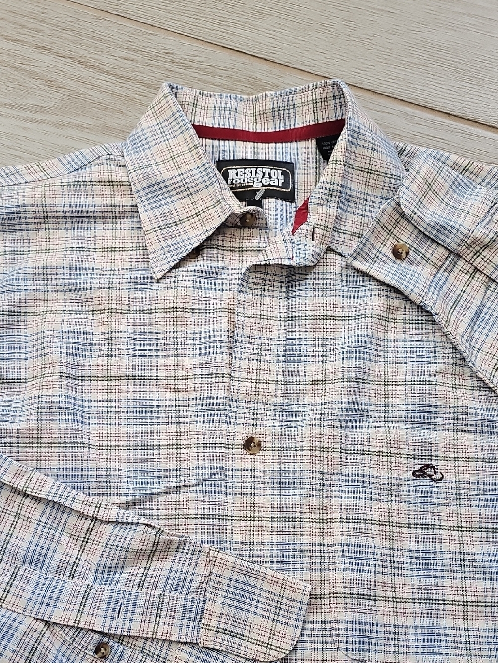 Resistol Rodeo Gear Mens Size Medium Long Sleeve Shirt Buttondown
